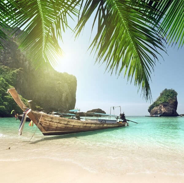 thailand canvas boat phi phi island tour