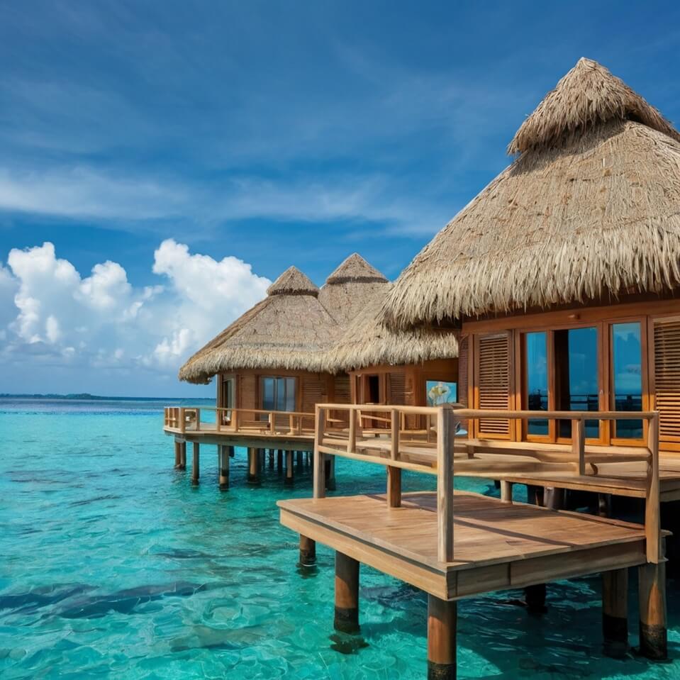 accommodation overwater villa